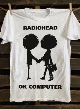 夏季新款Radiohead电台司令摇滚专辑The Bends欧美高街男短袖T恤