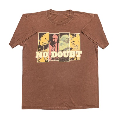 NoDoubt无疑乐队摇滚复古男T恤