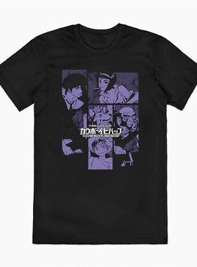 Cowboy Bebop The Gang星际牛仔一伙 古着Bintage高街oversizeT恤