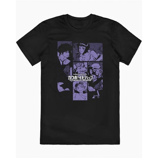 Cowboy Bebop The Gang星际牛仔一伙 古着Bintage高街oversizeT恤