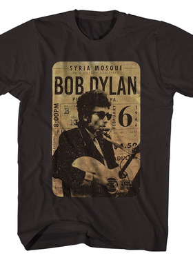 2023新款鲍勃迪伦Bob Dylan摇滚诗人美式复古高街vintage复古T恤
