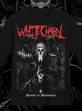 Whitechapel白教堂乐队骷髅图T恤