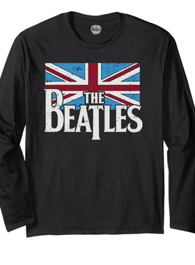 The Beatles披头士乐队马丁同款摇滚美式复古秋冬季男纯棉长袖T恤