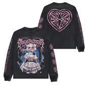 the Horizon飞越地平线摇滚水洗复古做旧棉男士 Bring 长袖 T恤