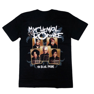 The Black Parade黑色游行专辑我的化学浪漫乐队摇滚美式短袖T恤