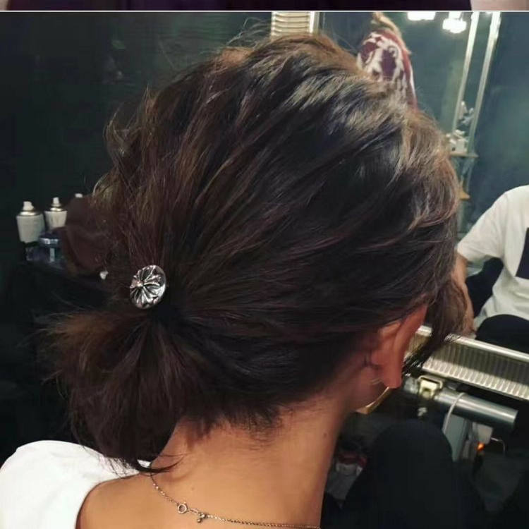 潮流925纯银十字架发绳发饰手男女款发箍头饰发饰