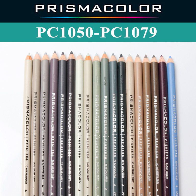 美国prismacolor霹雳马彩铅油性彩色铅笔灰色系单支补色PC1068 文具电教/文化用品/商务用品 铅笔 原图主图