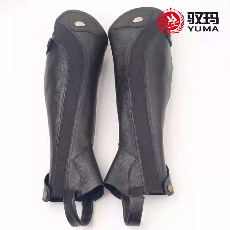 透氣英式障礙護腿牛皮