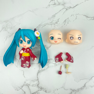 GSC粘土人333 VOCALOID 初音未来 浴衣 夏椿 头发gsc脸壳配件分尸