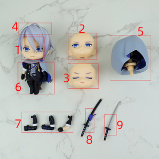 GSC粘土人 1464 刀剑乱舞 ONLINE 山姥切长义 配件分尸