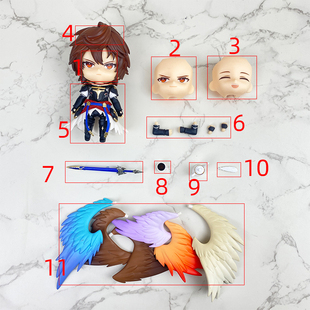 GSC粘土人 1321 碧蓝幻想 圣德芬 配件分尸 正版散货