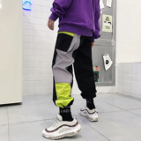 BFY春夏撞色3M织带反光休闲长裤男A345-1016-特P50，男装休闲裤，电商A345