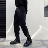 21新款秋冬别致设计感休闲运动风卫裤工装加厚裤男A345-1861-P85，男装休闲裤，电商A345
