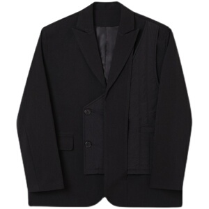 红炸街西服外套高级感黑色上衣设计感小众A345-1823-P135图片