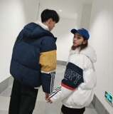 BFY原创棉衣男外套冬季潮流加厚百搭蓝色面包服A345-1018-P115，男装棉衣，电商A345