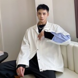 夹克男秋季韩版ins潮流帅气工装百搭休闲开衫外套A345-1831-P125，男装夹克，电商A345