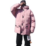 冬季加厚连帽工装立体口袋潮粉色棉衣A345-1019-P155，男装棉衣，电商A345