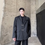 秋季长袖西服潮男外套个性金属扣设计感网红西装上衣1925-P135，男装西服套装，电商A345