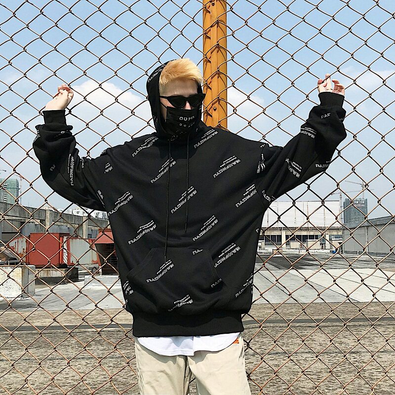 BFY原创设计创意图案连帽卫衣A345-222-特P55,男装卫衣,电商A345