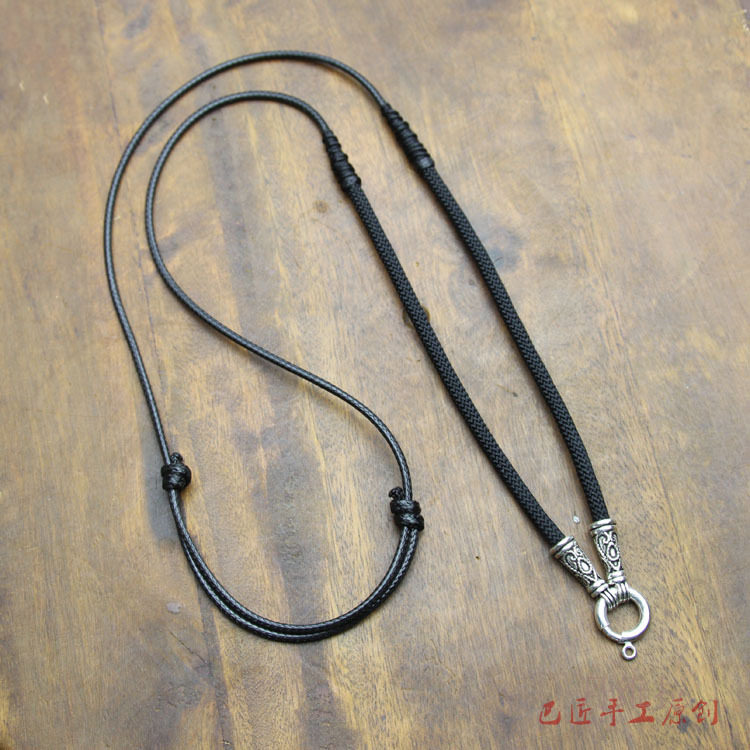 可调节不纠结长短 925纯银泰国佛牌链子挂绳银牌吊坠项链挂链男女|msdalam kategori Aksesori/Barang Kemas Fesyen, kalung - dari Buy2taobao.com untuk memberikan perkhidmatan ejen Taobao profesional membeli