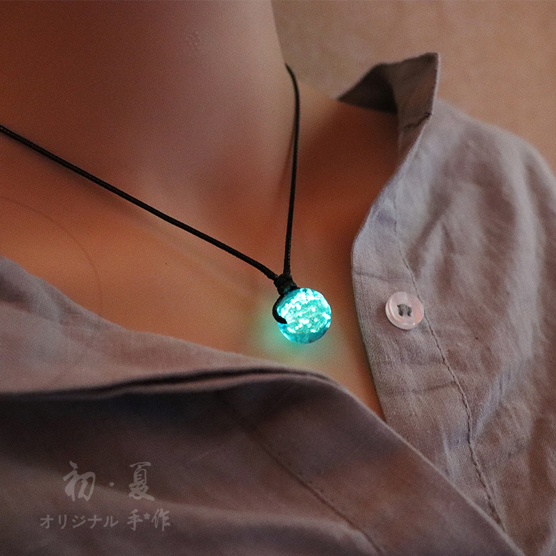 编织发夜光项链梦幻星空双色琉璃情侣闺蜜学生锁骨链颈链男女|ruв категории Украшения,ювелирные изделия, ожерелье - от Buy2taobao.com для оказания профессиональной услуги покупки агента Taobao