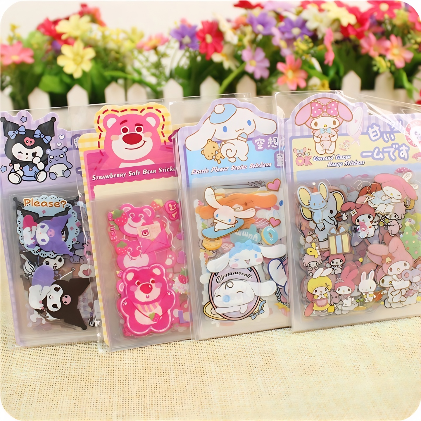 25张可爱卡通手账防水pvc贴纸