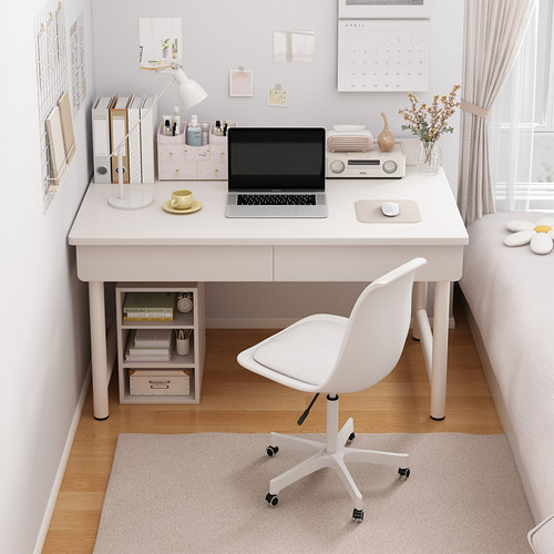 桌子女生卧室长方形简易出租屋书桌简约办公电脑桌家用学习书桌