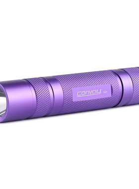 Convoy毛裤紫色S2+SST40 Led 强光18650手电筒露营徒步钓鱼工作灯