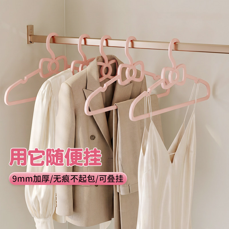 格美居无痕晾衣架子防肩角不起鼓包家用挂衣服肩防滑毛衣加粗衣撑图片