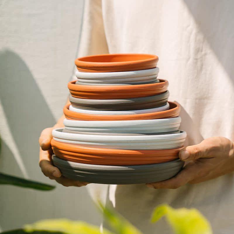 花盆托盘加厚树脂塑料底座