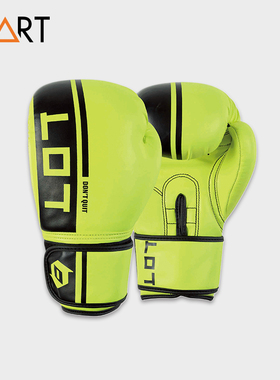 LOT拳击手套格斗手套绿色PU+复合海绵