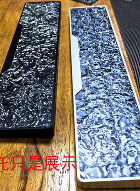 定制化亚克力水波纹透明机械键盘铝合金手托面板配比键盘68/75/87