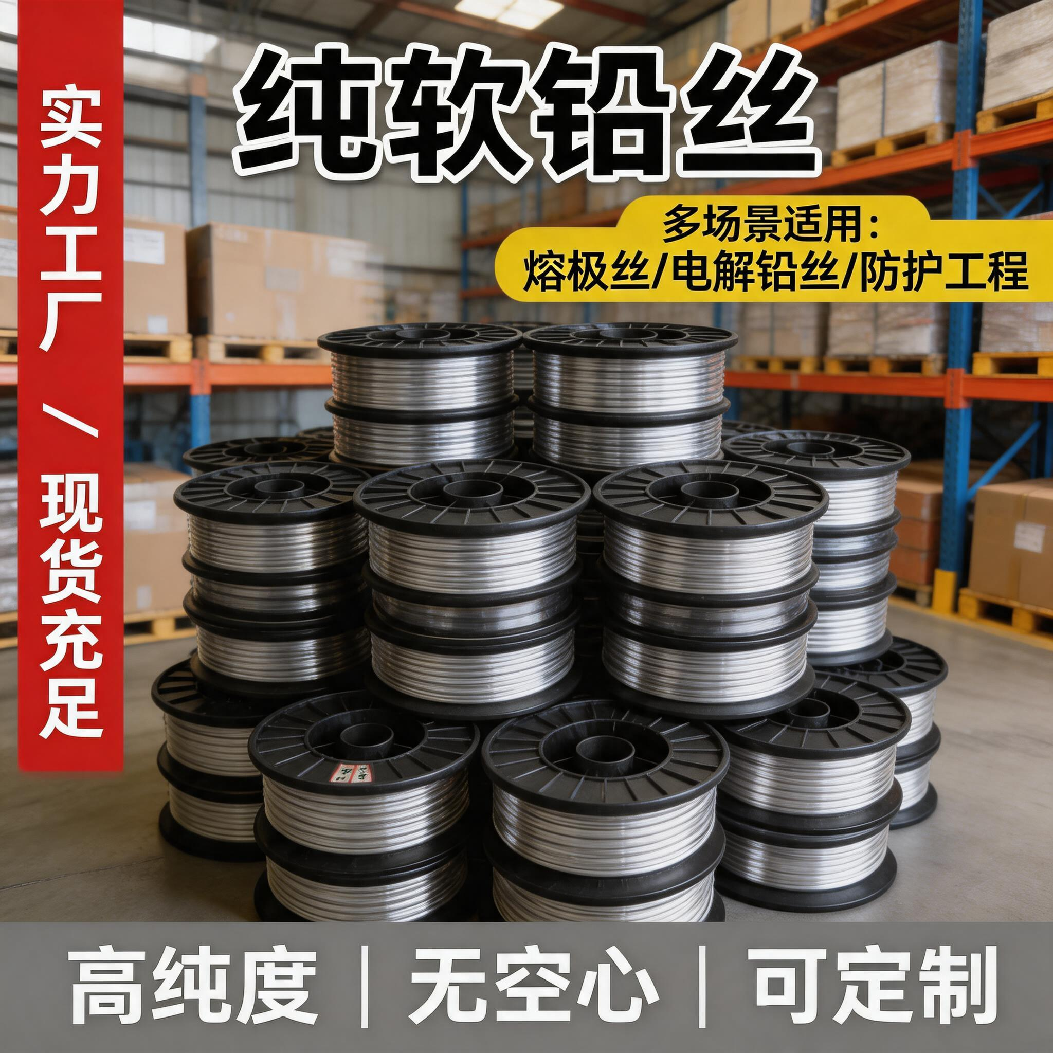 铅丝铅条保险丝电解铅丝4.0mm4.2mm4.5 mm4.8超软家用铅丝熔断丝