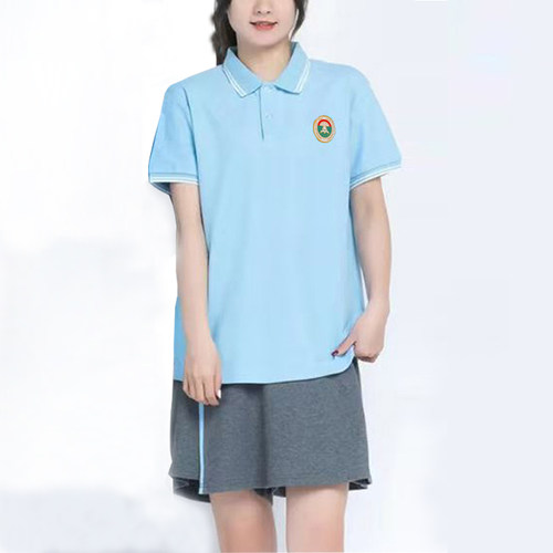 校服江门广雅学校女生短裤裙