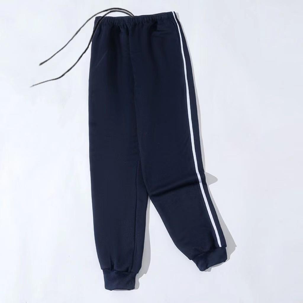 校服东莞瑞风实验学校校服秋冬运动裤束脚小学初中男女同款