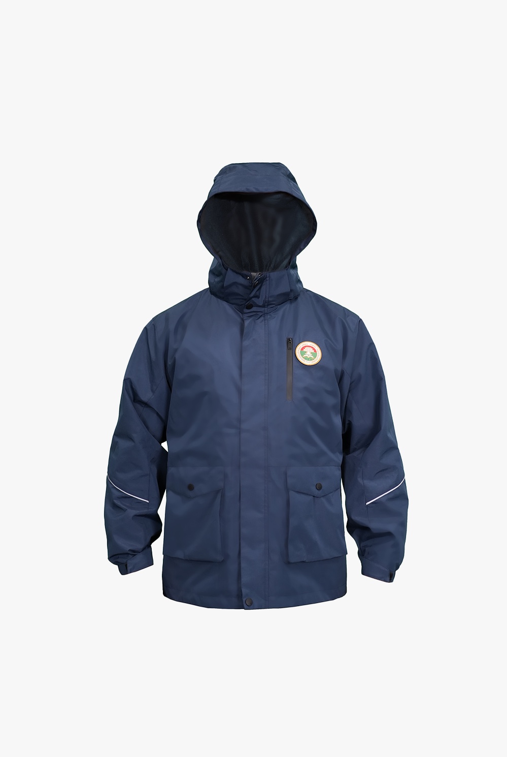 江门广雅校服小学初中高中冲锋衣运动服外套男生女生同款防风衣