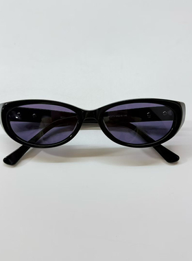 美式复古紫片防UV400y2k墨镜