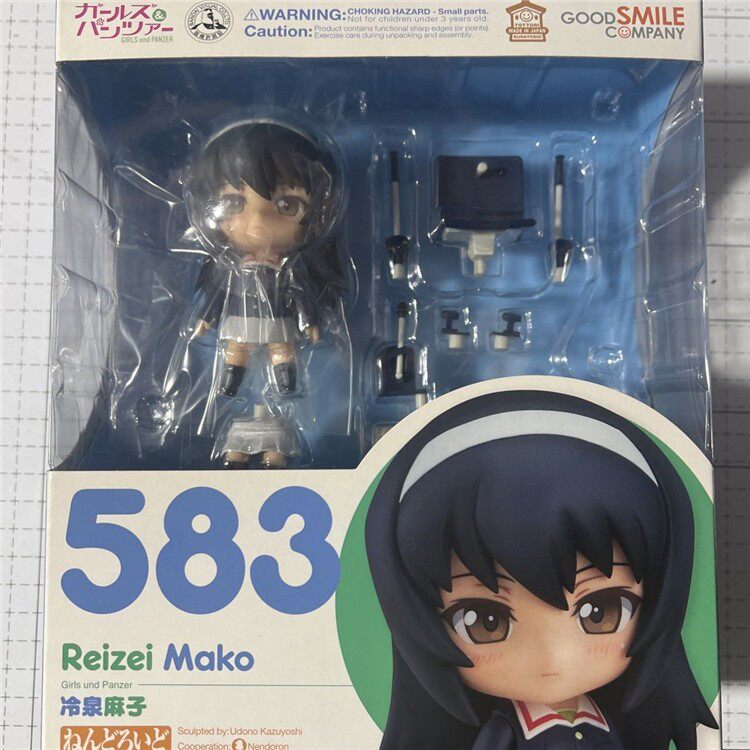 日版正品GSC 583 少女与战车 冷泉麻子 粘土人