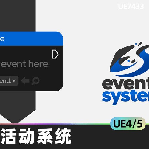 Events system模块化蓝图图案动态事件驱动活动系统游戏代码插件