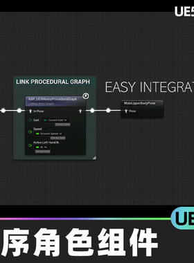 Procedural Character Compon程序角色组件5.0-5.2虚幻UE5蓝图