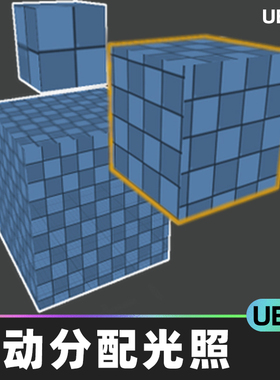 Auto Lightmap UEr自动将光照贴图大小分配静态网格UE5虚幻5.1插