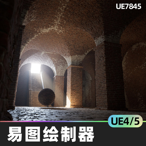 Easy Mapper易图绘制器静态网格体编辑器建模主材料环境材质实例