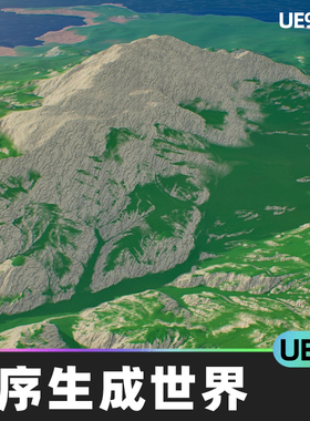 Massive World Procedural Generation with PCG程序生成世界UE5