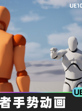 Mudra Samples 忍者人物手势动画5.4虚幻引擎UE5人物角色近身格斗