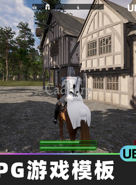 Moore's RPG Template角色扮演游戏模板UE5虚幻5.1战斗对话系统