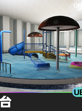 The Backroom 5 Modular levels 1后台UE5模块化幕后环境室内道具