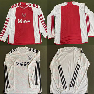 阿贾克斯主客长袖足球服球衣23-24Ajax long sleeve jersey shirt