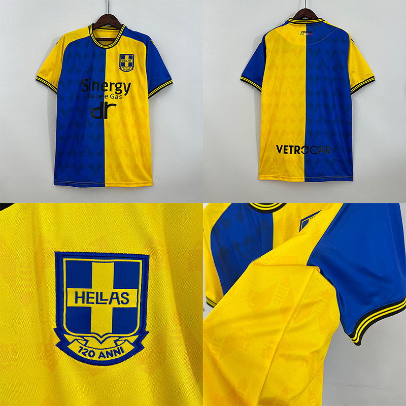 维罗纳120周年纪念版足球服球衣verona 120th anniversary jersey