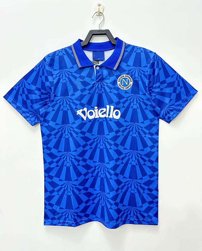 91-93那不勒斯复古足球服球衣Napoli Napoles retro