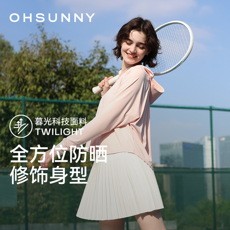 ohsunny防曬衣戶外女春夏輕薄透氣寬松原紗防紫外線護手背防曬服